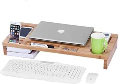 Produktbild von Bildschirmverhöher für Monitor und TV, höhenverstellbar, schwarz