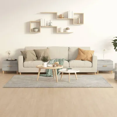 Produktbild von "Rabatt" Couchtische 2 Stk. - Wohnzimmertisch-set - Grau Sonoma 50x50x40 cm Holzwerkstoff - Kaffeetisch CC21477