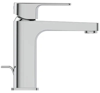 Image de Ideal Standard Cerafine D Mitigeur monocommandé pour lavabo, Grande, avec vidage, chrome, BC686AA