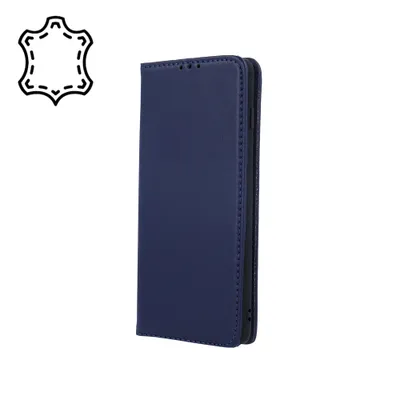 Zdjęcie produktu dla Etui Skórzane Smart Pro Do Iphone 17 Pro 6,3" Granatowe