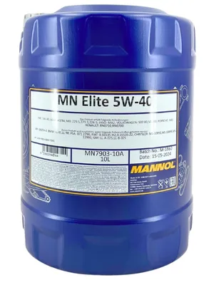 Produktbild von Mannol Elite 5W-40 10 Liter (MN7903-10)