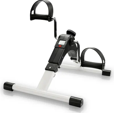 Produktbild von Wolketon Mini Bike Exercise Bike, bicykel Leg Trainer s LCD displejom, skladací pedálový trenažér, ľahko použiteľný bicyklový trenažér