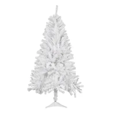 Produktbild von Künstlicher Weihnachtsbaum Nordmanntanne Weiß 120cm, 225 Astspitzen, Tannenbaum Klein, Spritzguss,
