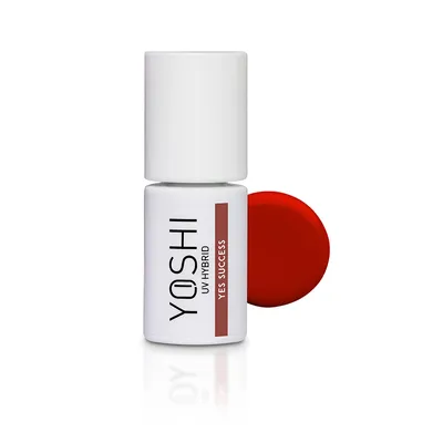 Produktbild von Yoshi | Hybrid-Nagellack - 205 Yes Success - Hybrid-Gellack - Hybridlack - UV LED - 6ml - Profi Qualität - Rot