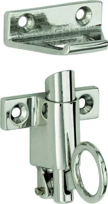 Image de Fermeture à glissière « Elegant » avec plaque de fermeture en nickel brillant