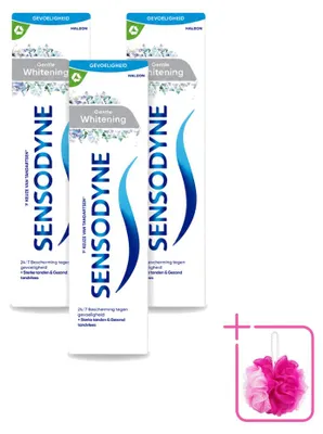 Produktbild von 3 x Sensodyne Gentle Whitening Zahncreme - 75 ml - Sparpackung - 3 Stücke
