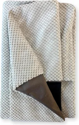 Produktbild von 4L Textil TEO Kuscheliges Dots Hundebett Bezug abnehmbar und waschbar Hundekorb mittelgroße Hunde Hundekissen flauschig Hundekörbchen Hundesofa (Ersatzbezug, 100x80 cm, Braun/Beige (Dots)