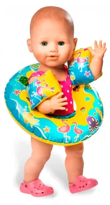 Image de Poppen Zwemring met Zwembandjes