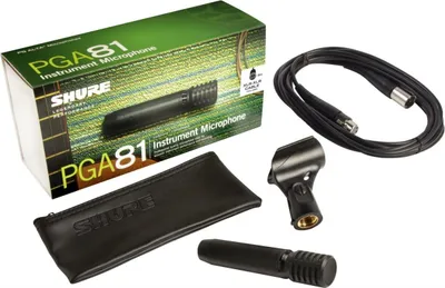 Image de Shure PGA81, Microphone de studio, -48.5 dB, 40 - 18000 Hz, Cardioïde, Câble, XLR-3