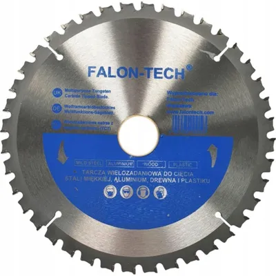 Produktbild von Falon-Tech TCT Multifunktionskreissägeblatt 255mm 80Z Holz Metall