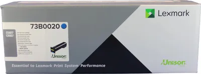 Produktbild von Lexmark - Cyan - original - Tonerpatrone - für Lexmark CS827de, CX827de