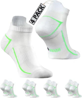 Produktbild von Sesto Senso Herren Sport Socken SKB10 - Atmungsaktiv, Nahtlos, Poliamid, Verstärkte Frottee-Bereiche, Thermoregulierend, Ideal für Sport und Fitness, Blau/Weiß 35-38