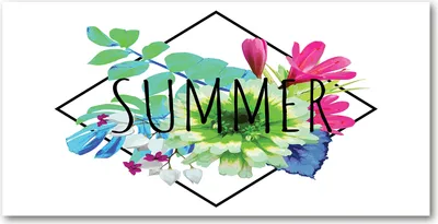 Produktbild von Tulup® Glas-Bild - 100x50 -Wandkunst - Wandbild hinter gehärtetem Sicherheitsglas  - Sprüche - Sommer - Mehrfarbig