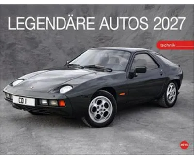 Obrázek produktu pro Plakátový kalendář Legendární auta 2027