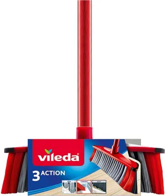 Produktbild von Vileda 142494 Miotła, czerwono-czarna, 35 x 6 x 145 cm