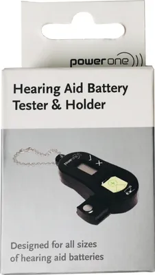 Produktbild von Varta Power One Batterietester für Hörgerätebatterien - mit Aufbewahrungsbox Batteriebox V952