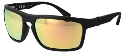 Image de Police lunettes de soleil en plastique noir SPLF63 63U28G