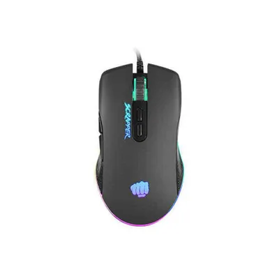 Image de Souris de jeu professionnelle avec éclairage dynamique - Natec Fury Scrapper 6400 DPI RGB