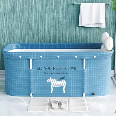 Produktbild von Faltbare Familienbadewanne - Tragbare Badewanne für Kinder