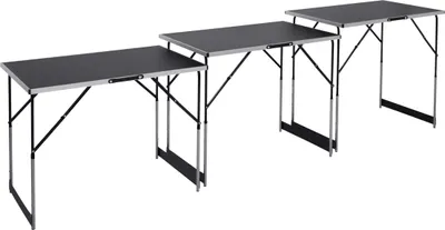 Produktbild von Meister Multifunktionstisch 3-teilig 30 kg Tragkraft je Tisch 100 x 60 cm Tapeziertisch