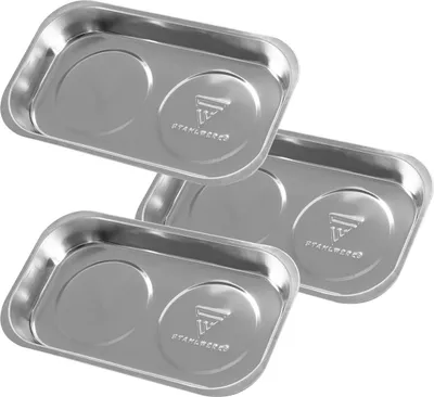 Produktbild von STAHLWERK Magnetschale MS-28 ST 3er Set 237 x 136 x 28mm Magnetteller Haftschale