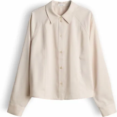 Produktbild von Opus Langarm Bluse für Damen mit geradem und leicht verkürztem Schnitt
