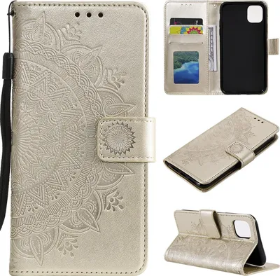 Produktbild von Hülle für Apple iPhone 13 Pro Max Handyhülle Flip Case Cover Tasche Mandala