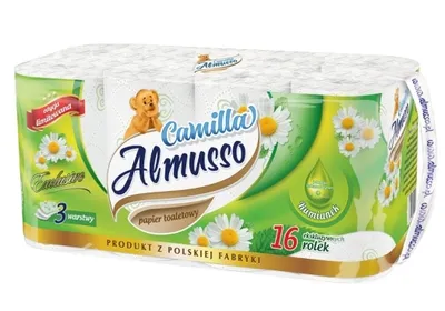 Image de Papier hygiénique Almusso, Camilla - 16 rouleaux, 2 couches, doux et efficace, adapté à un usage quotidien. Le porte-rouleau durable assure une utilisation facile. E-shop.cz