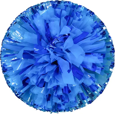 Obrázek produktu pro 6 kusů roztleskávání Pom Poms se snadno uchopitelným kroužkem, sportovní taneční roztleskávání Plastové Pom Poms Roztleskávání pro sportovní tým Spirit Cheer (modrá)