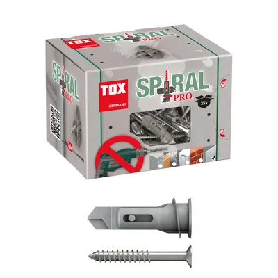 Produktbild von TOX 068 101 051, Schrauben- & Dübelsatz, Beton, Metall, Grau, 4,5 mm, 60 mm