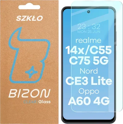Produktbild von Szkło hartowane Bizon Glass Clear 2 do Realme 14x 5G / C55 / C75 / OnePlus Nord CE 3 Lite
