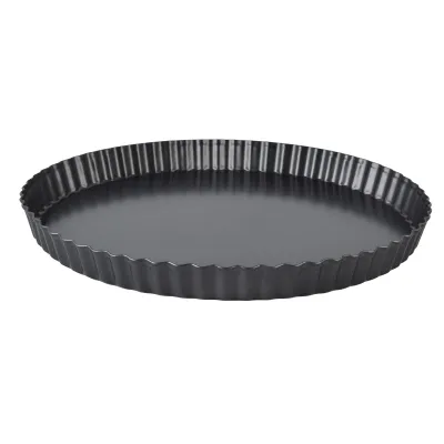 Imagen del producto de Molde para tarta, molde para quiche, molde para hornear con base removible, antiadherente, de fondo profundo, para pasteles, de 28 centímetros