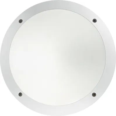 Productafbeelding van Buitenlamp voor plafond, Ø300mm | Wit | Aluminium | Lamp, buitenlamp, buitenverlichting, plafondlamp, plafondarmatuur