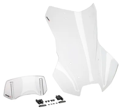 Imagen del producto de Visera Puig para turismo con deflector transparente, compatible con BMW