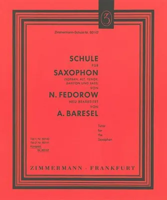 Immagine prodotto di Schule für Saxophon d.e. (Neubearbeitung: Baresel)