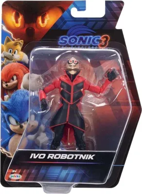 Immagine prodotto di Sonic the Hedgehog 3 Ivo Robotnik da 5 pollici, 3 anni, Multicolore