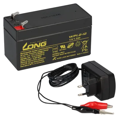 Image de Batterie AGM BLEI 12V 1,2Ah + LADEGER
