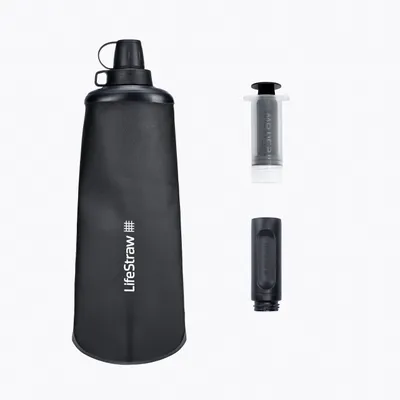 Obrázok produktu pre Fľaša LifeStraw Peak Squeeze Bottle 1 l sivá