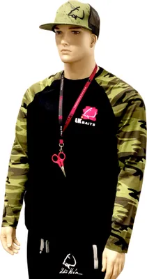 Obrázek produktu pro LK Baits triko unisex, dlouhý rukáv černé/maskáč 16013305