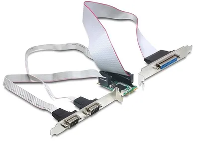 Immagine prodotto di Delock MiniPCIe I/O - PCI Express 1,1 - 2 x Seriell RS-232, 1 x Parallel (95232)
