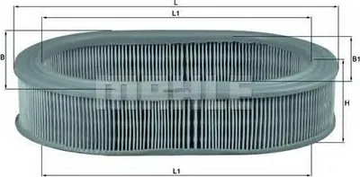 Produktbild von Luftfilter MAHLE LX 698 Filtereinsatz