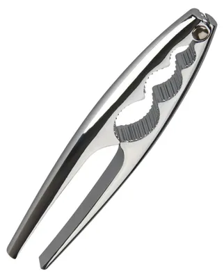 Image de Casse-noix casse-noisettes - Alliage de zinc - Chromé - 17,5 cm - Argenté