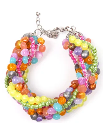Produktbild von Armband Hilda aus Perlen geflochten von collezione alessandro
