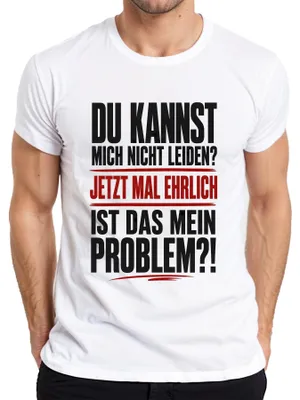 Zdjęcie produktu dla Czy to mój problem? Szczerze mówiąc, humorystyczny napis. Męska koszulka, biała, rozmiar XL