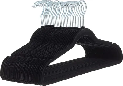 Produktbild von Velourshänger Für Anzüge, 30 Stück, Ultraflach Mit Rutschfesten Schultern, Belastbar Bis 4,5 Kg, Für Garderoben Und Kleiderschränke