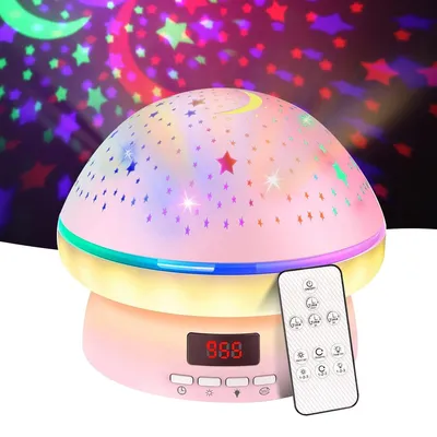 Produktbild von Ferngesteuerter Sternenhimmel Projektor für Mädchen (2–8), Kinderzimmer Deko, Spielzeug für 3–9, Geburtstagsgeschenk für Jungen (4–10), Kunststoff
