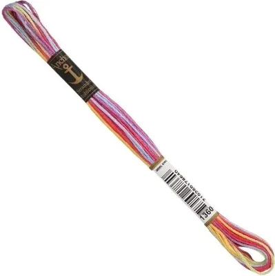 Obrázok produktu pre Anchor Stranded Bavlna Multicolor 1360 8 m Vyšívacia priadza