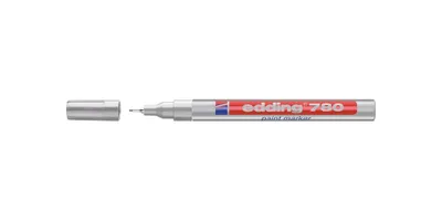 Immagine prodotto di pennarello per edding 780 argento larghezza linea 0,8 mm punta tonda