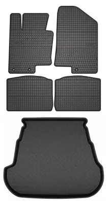 Immagine prodotto di Tappetini gomma SolidPRO + bagagliaio per Kia Optima III TF 2012-2015 5 pezzi – Wielganizator