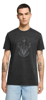 Produktbild von Spreadshirt Harry Potter Hirsch Expecto Patronum Männer Premium T-Shirt, XL, Anthrazit meliert